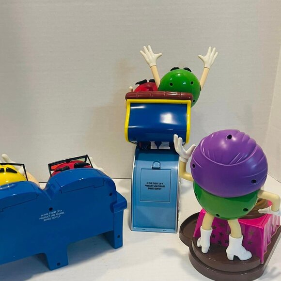 M&M Dispensers set of 3~at the Movies ~Wild Thing Roller Coaster~Madame Green - Picture 6 of 9